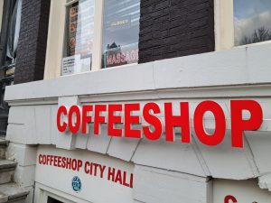 Sign shop of Coffeeshop