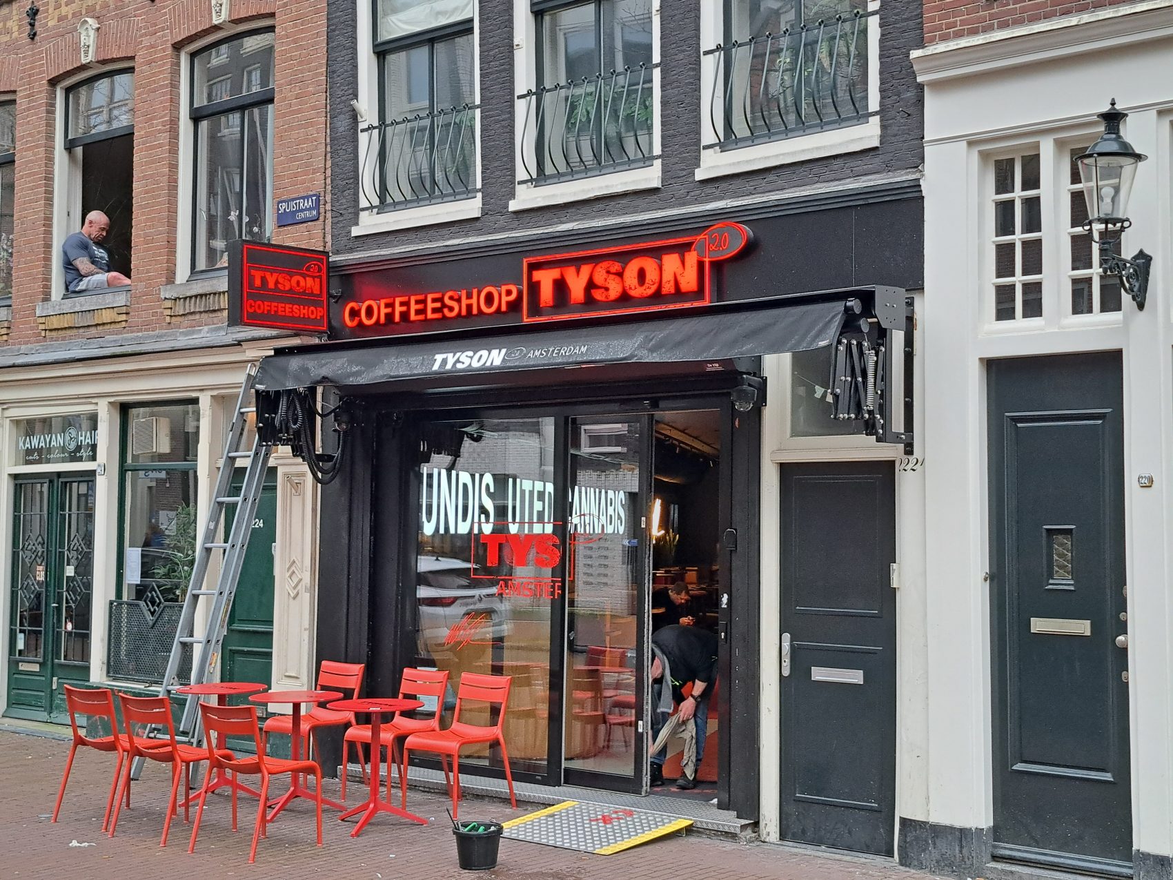 Mike Tyson coffeeshop Amsterdam